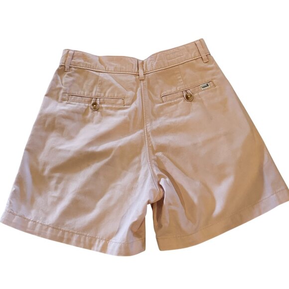 Like new! Levis' Premium Pleated Trouser High Waist Shorts in Pale Pink Size 27 - Picture 5 of 13